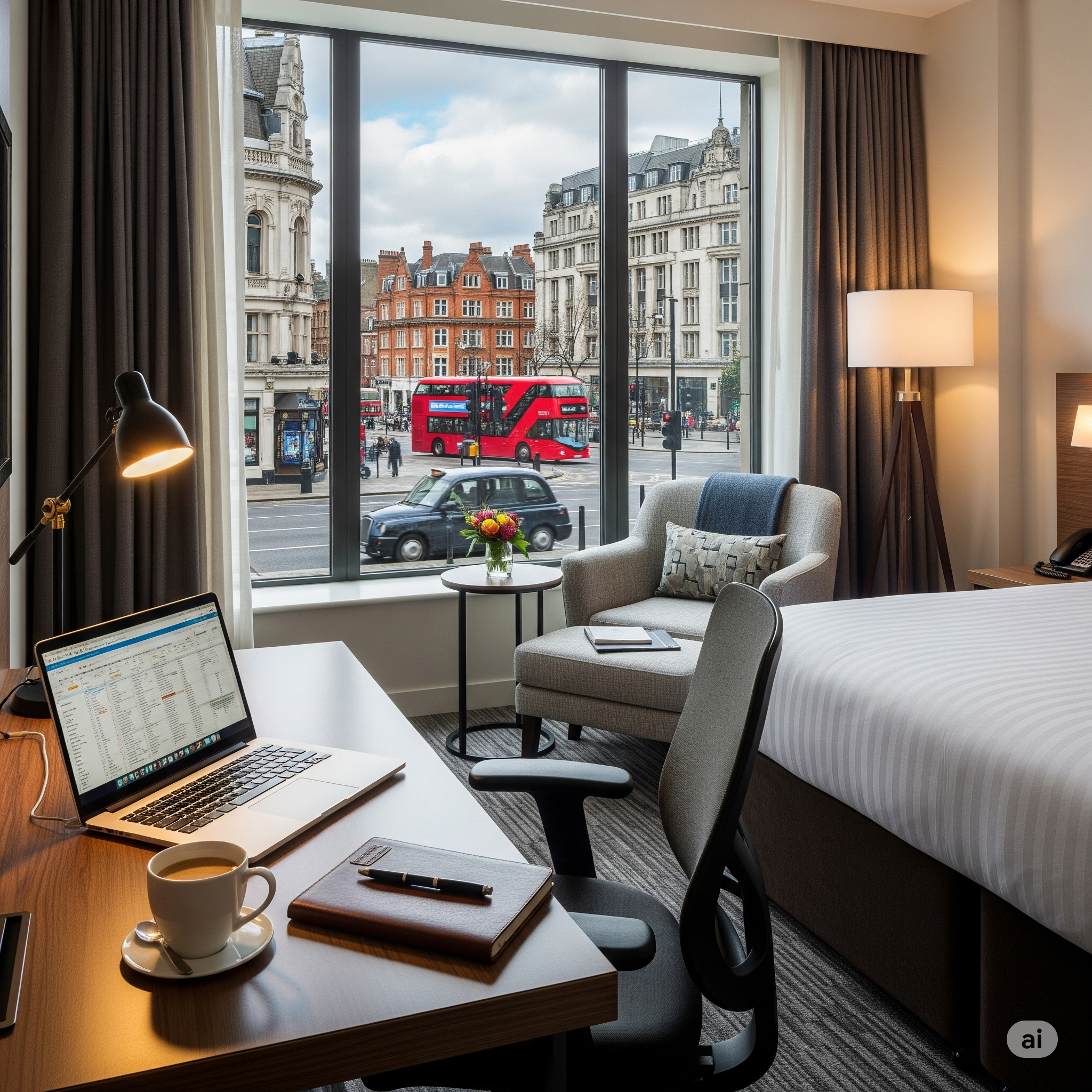 What are the top hotels in UK cities for business men and entrepreneurs?