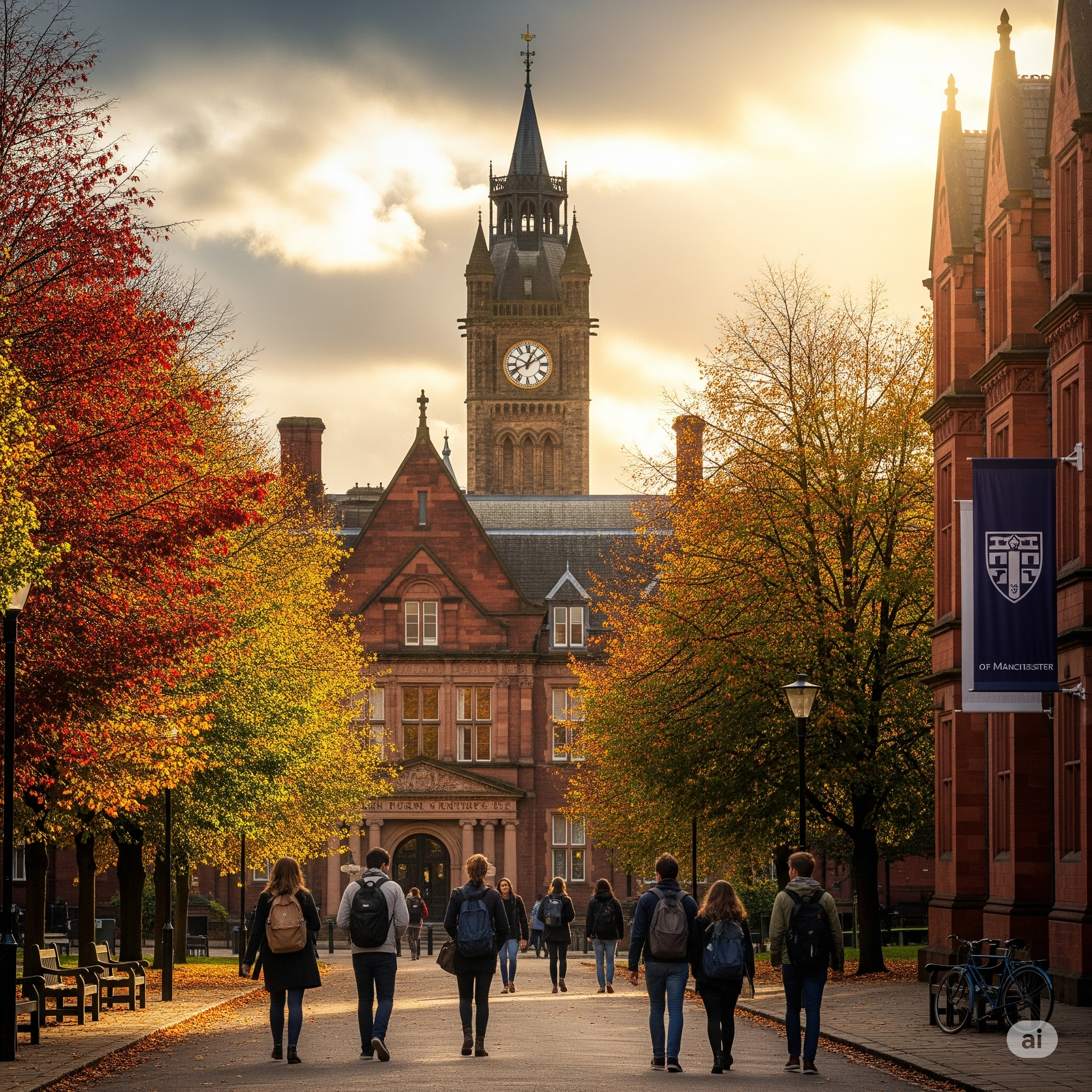 Why is the University of Manchester prestigious, and how does it support students