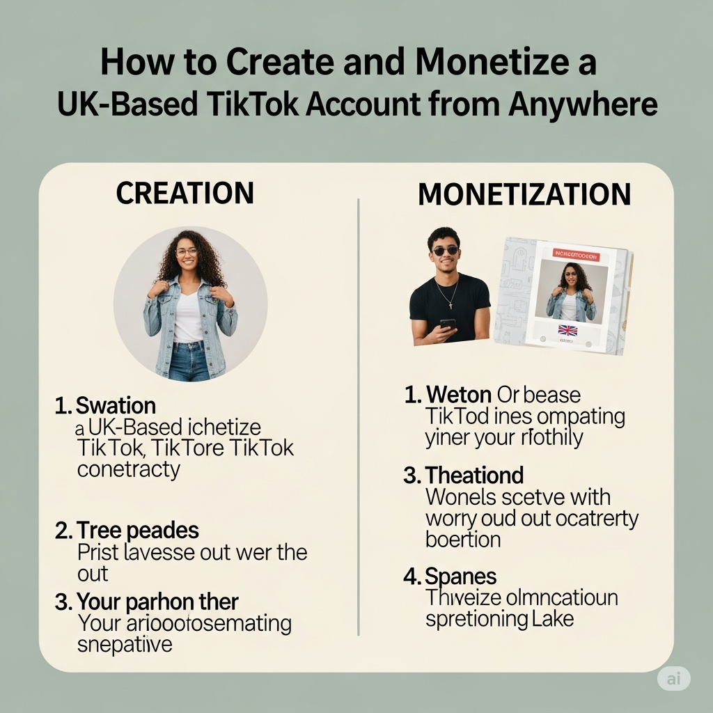 How to Create and Monetize a UK-Based TikTok Account from Anywhere
