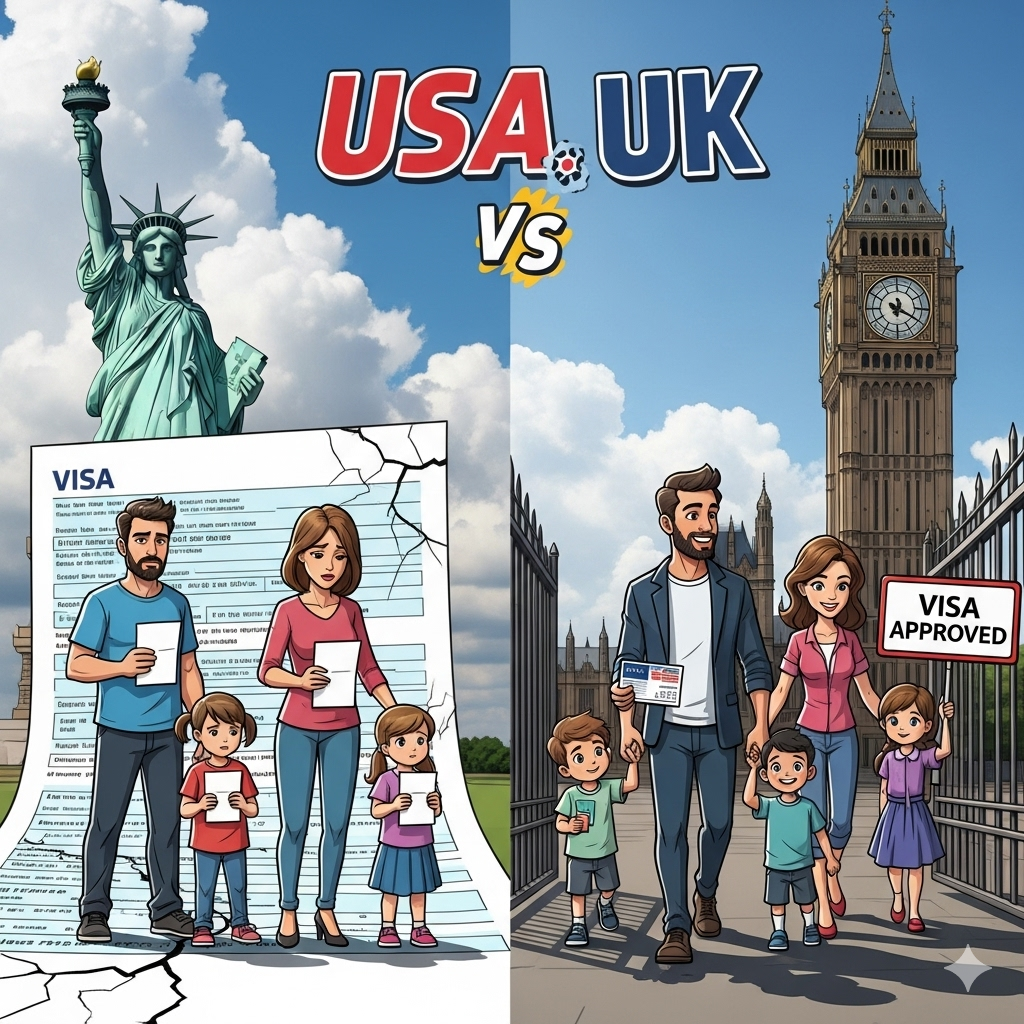 US Visa Warning vs UK Visa Warning for International Students