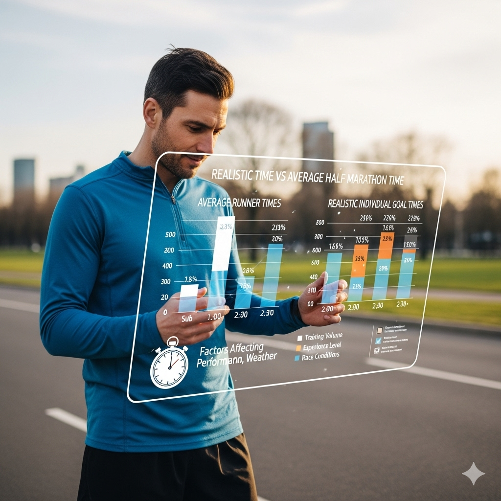 Importance of Realistic Time and Comparison: Realistic Time vs Average Half Marathon Time